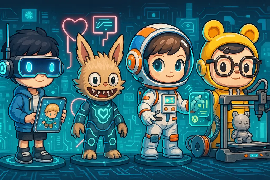 미래의 캐릭터 시장: 디지털 기술과 융합된 맞춤형 캐릭터 상품의 진화