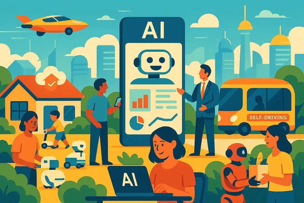 미래 사회에 적용될 인공지능 기술의 다양한 활용 사례