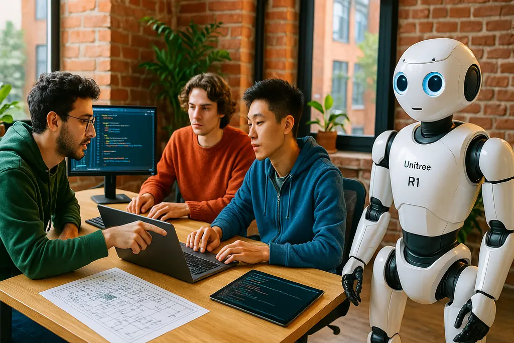 로봇 개발 스타트업의 협업 현장