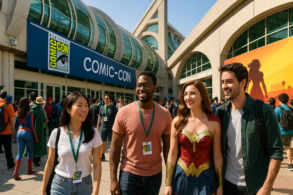 샌디에고 코믹콘 2025 현장의 열기