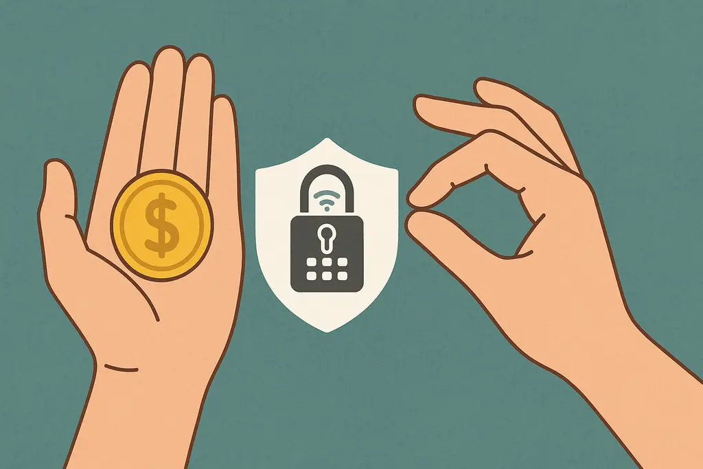 스마트 잠금장치 구매 시 현명한 소비 팁을 나타내는 이미지