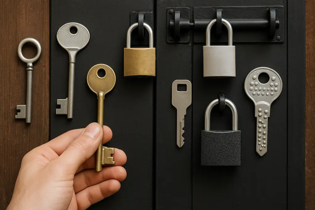 다양한 비밀번호를 안전하게 관리하는 모습