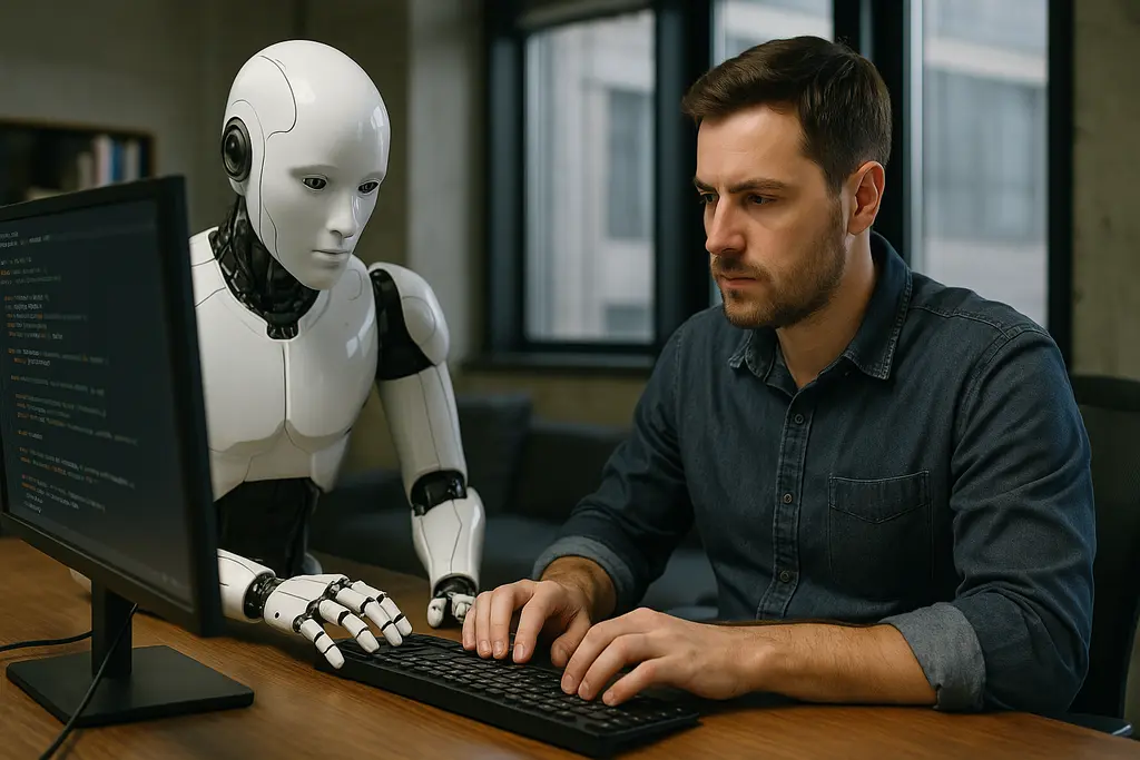 AI 로봇과 함께 코딩하는 한국 개발자